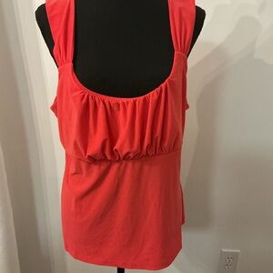 White House Black Market Coral Tank Top